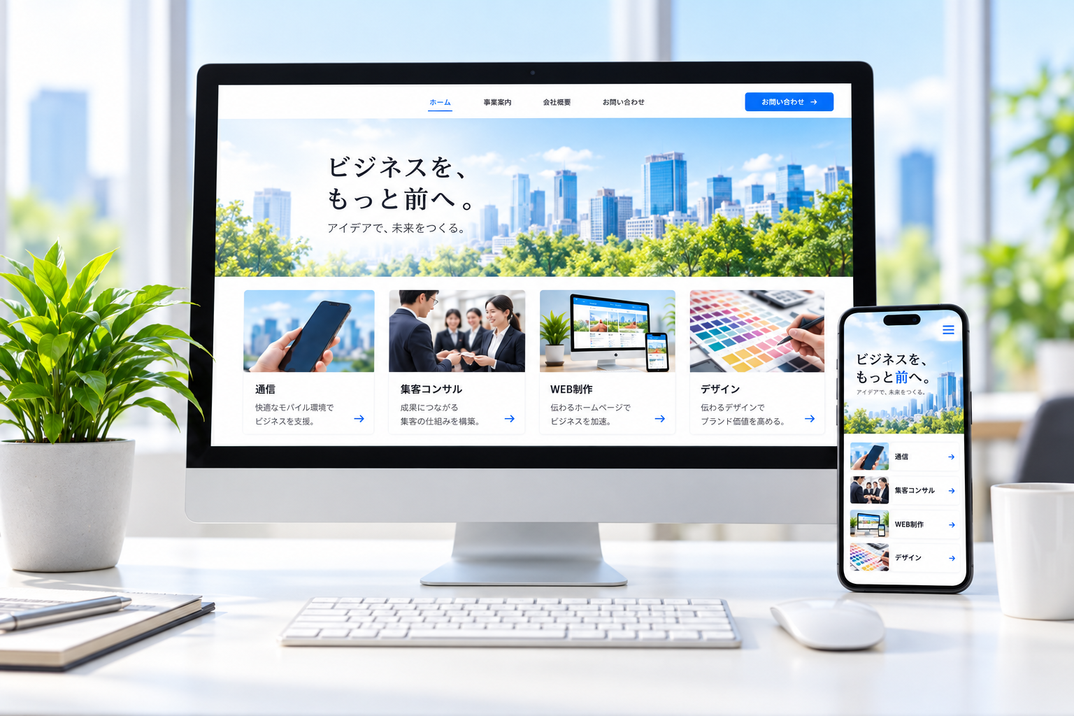 WEB制作のイメージ